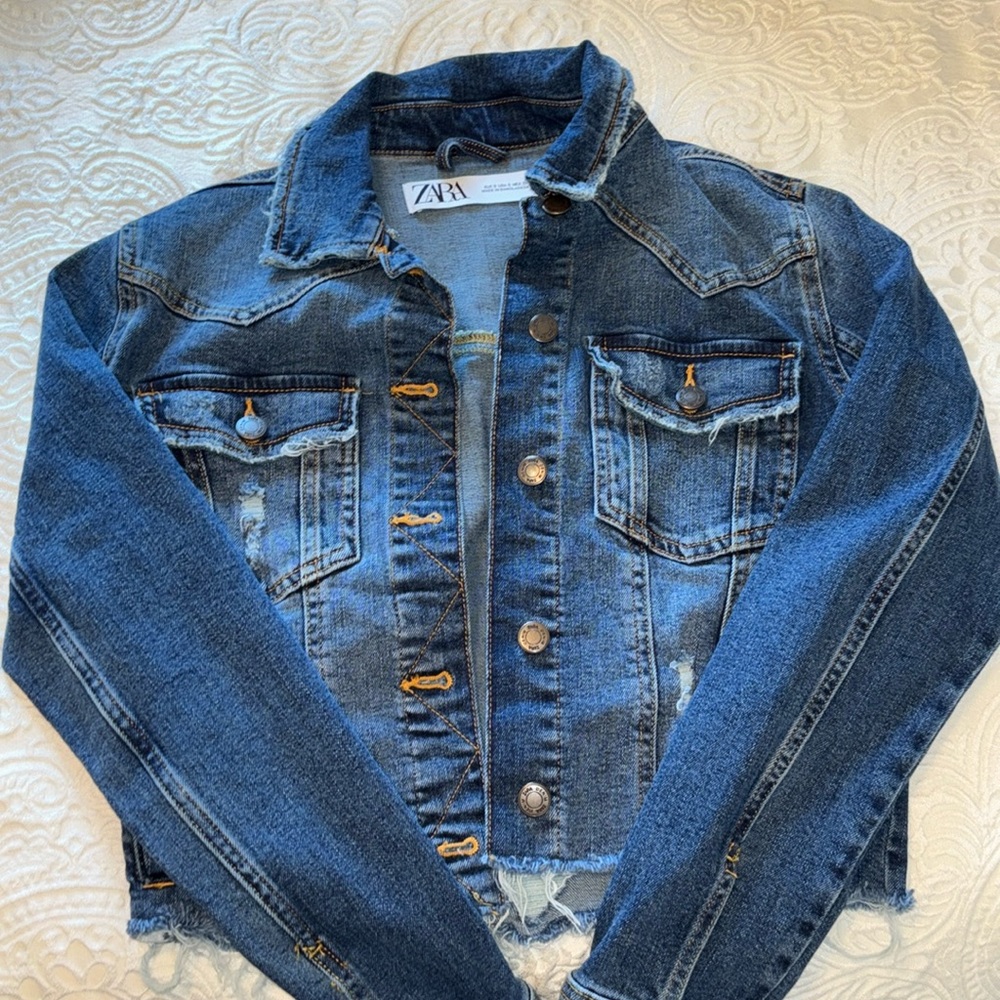 Zara Blue Jean Jacket